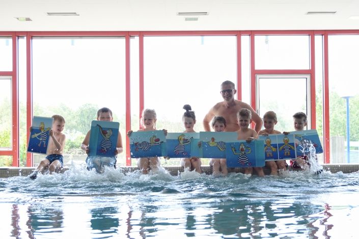 Erfolgreiche Teilnahme am Kinderschwimmkurs in Bamberg